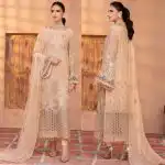 Flossie Semi Pure Chiffon Suit FE-35
