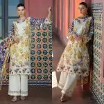 Elaf Digital Printed Lawn + Chiffon Dupatta Article EF-25