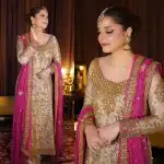 Harris Shakeel Formal Wedding Wear Seagreen Gold HS-01